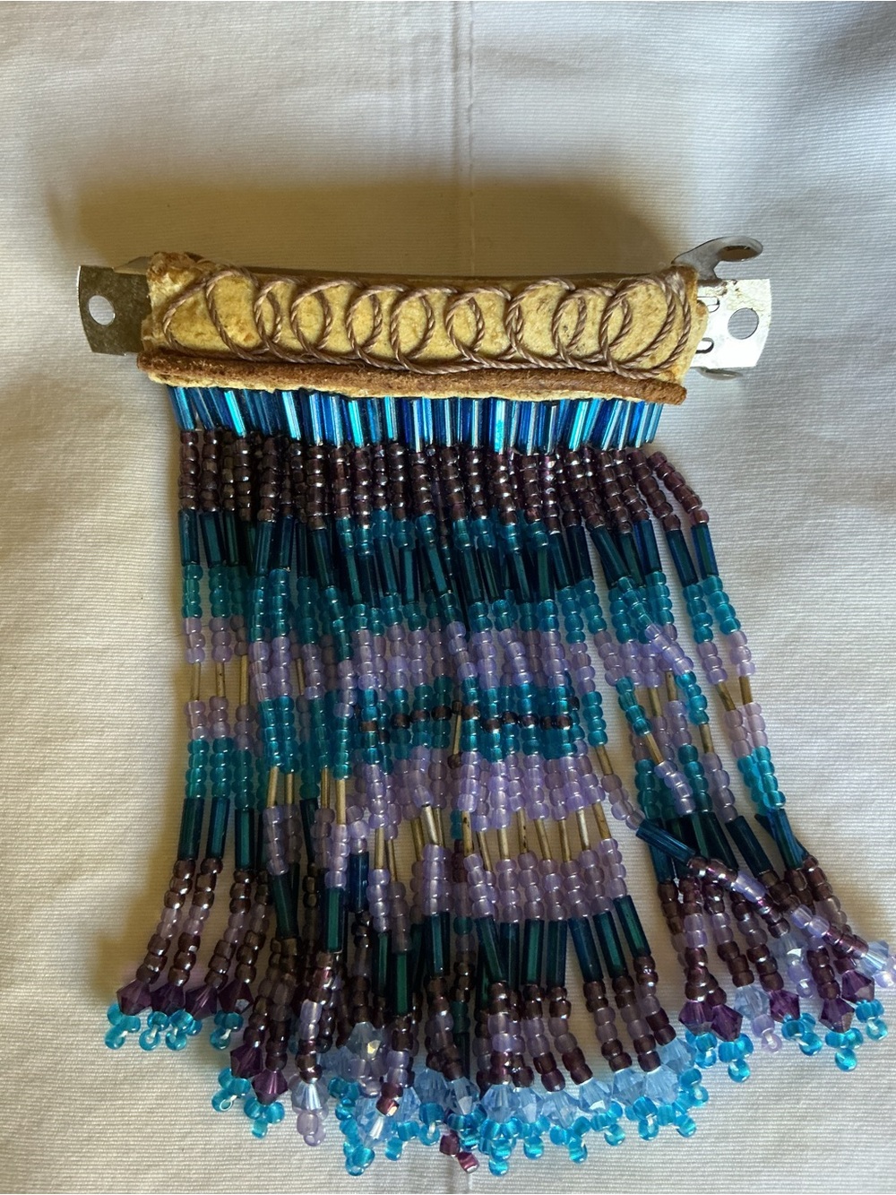 Handmade Beaded Barrette